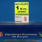 Pancarta 1 km. meta