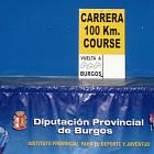 Pancarta 100 km. carrera